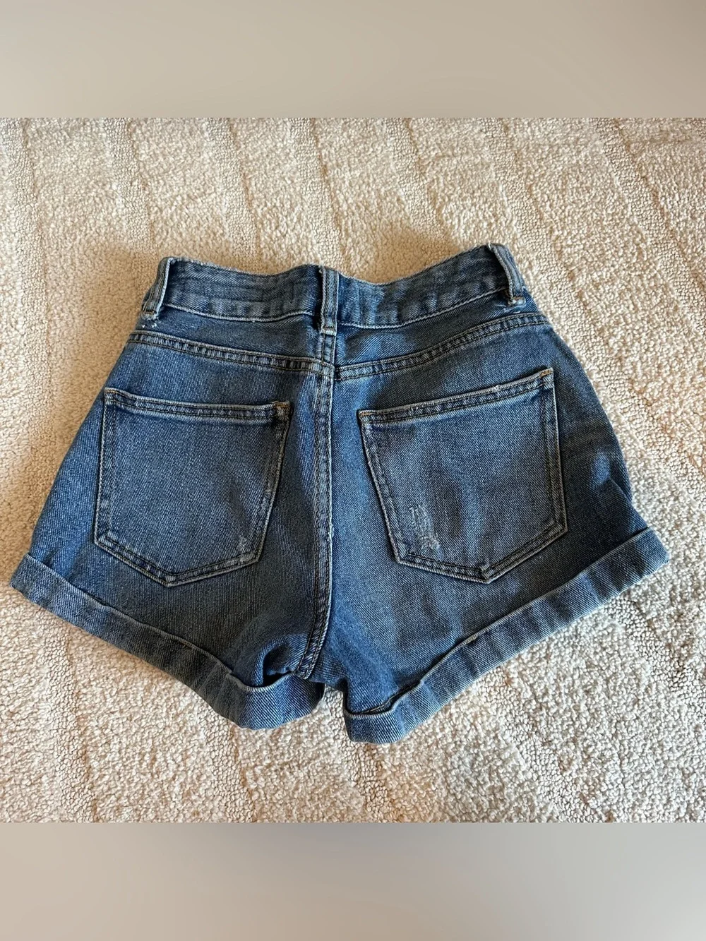 Pacsun Women’s Blue Denin Mom Shorts
